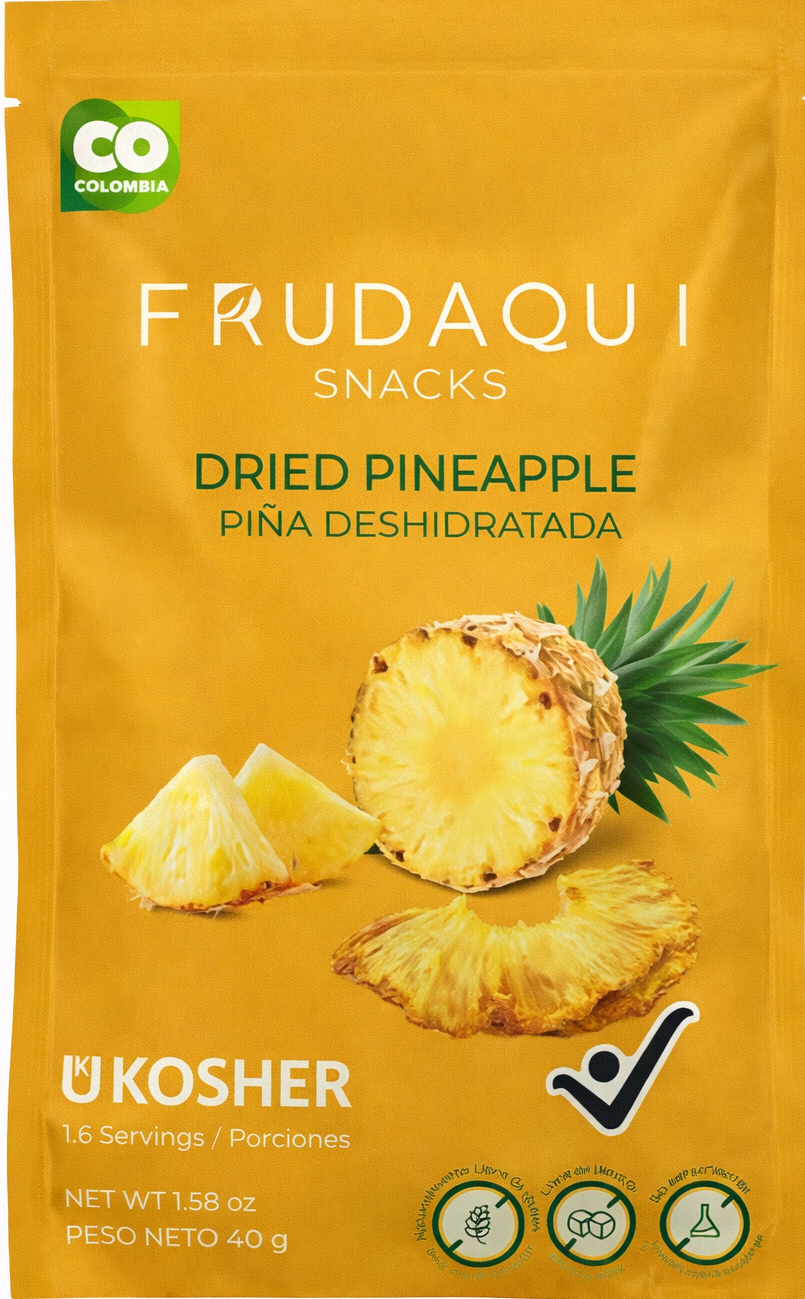 Snack de Fruta Deshidratada Piña x40g